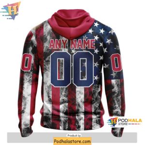Colorado Avalanche 3D Hoodie Custom NHL Fan Apparel for Independence Day 2