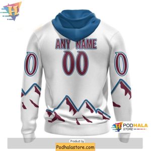 Colorado Avalanche 3D Hoodie Custom Name and Number for NHL Fans 2