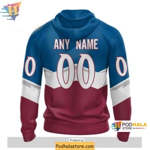 Colorado Avalanche 3D Hoodie Personalized NHL Apparel for Fans 2