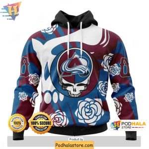 Colorado Avalanche 3D Hoodie Personalized NHL Grateful Dead Apparel 1