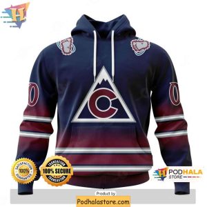 Colorado Avalanche Gradient Hoodie NHL Clothing for Dedicated Fans 1