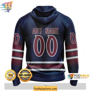 Colorado Avalanche Gradient Hoodie NHL Clothing for Dedicated Fans 2