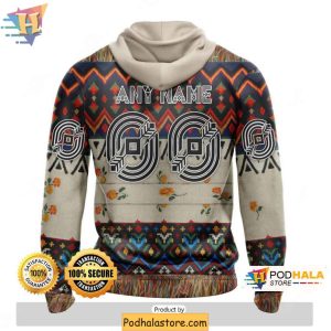 Custom Native Pattern Anaheim Ducks 3D Hoodie Personalized NHL Apparel 2