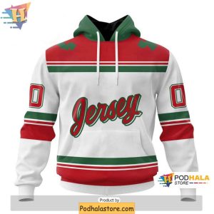Custom New Jersey Devils Hoodie, NHL Merch with 3D Design