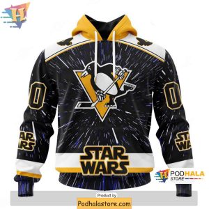 Custom Pittsburgh Penguins 3D Hoodie NHL Star Wars Inspired Apparel 1