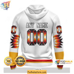 Custom Pittsburgh Penguins 3D Hoodie with Native Pattern and Bold Design 2