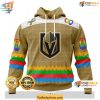 Custom Vegas Golden Knights Hoodie 3D, Puzzle Design NHL Fan Autism Clothing