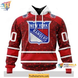 Customizable New York Rangers 3D Hoodie Perfect for Valentines Day Gift 1