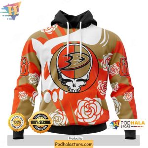 Grateful Dead Anaheim Ducks 3D Hoodie Custom NHL Fan Apparel 1