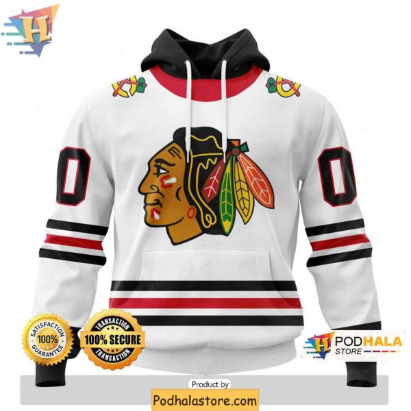 NHL Chicago Blackhawks 3D Hoodie Custom Name and Number Sweatshirt