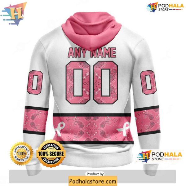 NHL Vegas Golden Knights 3D Hoodie, Support Breast Cancer Awareness