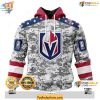 NHL Vegas Golden Knights 3D Hoodie, Unique Camo Veterans Day Clothing