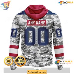 NHL Vegas Golden Knights 3D Hoodie Unique Camo Veterans Day Clothing 2