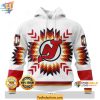 New Jersey Devils 3D Hoodie, Native Pattern Design, NHL Devils Apparel
