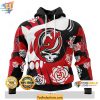 New Jersey Devils 3D Hoodie Personalized with Grateful Dead Design