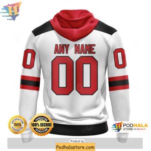 New Jersey Devils 3D Hoodie with Custom Name and Number for Fans 2