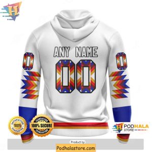 New York Rangers 3D Hoodie Custom Design with Native Pattern Apparel 2