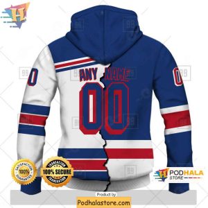 New York Rangers 3D Hoodie Personalized Design for NHL Fans 2