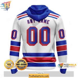 New York Rangers Personalized 3D Hoodie NHL Fanwear Custom Apparel 2