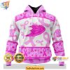 Personalized Anaheim Ducks 3D Hoodie Breast Cancer Awareness Month Apparel