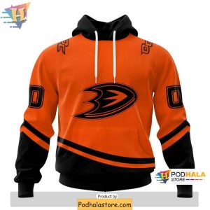 Personalized Anaheim Ducks 3D Hoodie Exclusive Two tone Design 3D Hoodie 1
