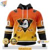 Personalized Anaheim Ducks 3D Hoodie, Gradient Design for NHL Fans