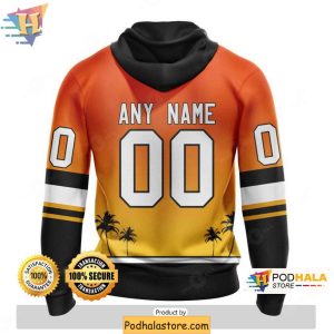 Personalized Anaheim Ducks 3D Hoodie Gradient Design for NHL Fans 2