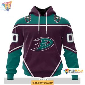 Personalized Anaheim Ducks Hoodie 3D Design for Hockey Enthusiasts 1