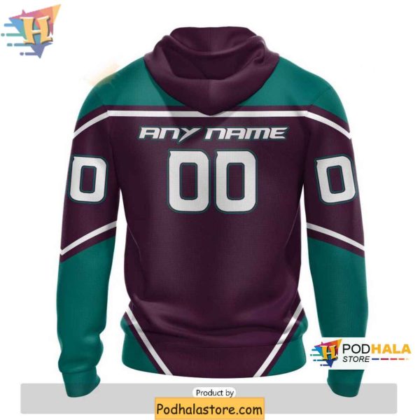 Personalized Anaheim Ducks Hoodie 3D Design for Hockey Enthusiasts