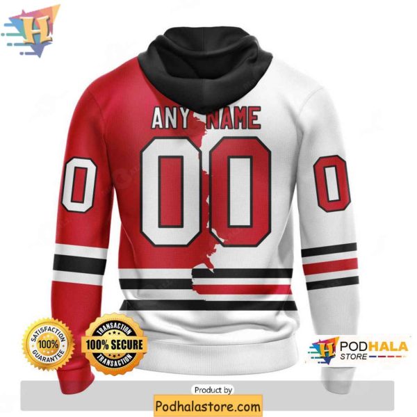 Personalized Chicago Blackhawks Hoodie, 3D Design for NHL Fans