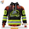 Personalized Colorado Avalanche 3D Hoodie Honoring Firefighters, Unique NHL Apparel