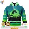 Personalized Colorado Avalanche 3D Hoodie with Northern Lights Design