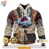 Personalized Colorado Avalanche Hoodie, Native-Inspired 3D NHL Apparel