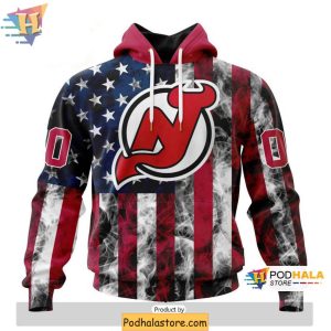 Personalized New Jersey Devils 3D Hoodie for Fans and Independence Day 1