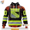Personalized New York Rangers Hoodie 3D, Firefighter-Inspired NHL Merch