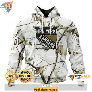 Personalized New York Rangers Hoodie NHL Winter Huning Camo Apparel 1