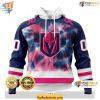 Personalized Vegas Golden Knights 3D Hoodie, Pink Ribbon Fight Breast Cancer Awareness Apparel