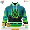 Personalized Vegas Golden Knights 3D Hoodie With Northern Lights Design