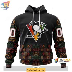 Pittsburgh Penguins 3D Hoodie Celebrating Black History Cultural Design 1