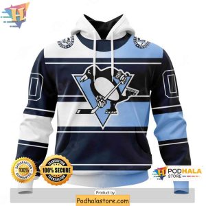 Pittsburgh Penguins 3D Hoodie Gradient Design Custom NHL Fan Apparel 1