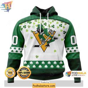 Pittsburgh Penguins 3D Hoodie Personalized for St Patrick Day Festive Fans 1