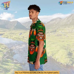 St Patricks Day Leprechaun Hawaiian Shirt Irish Beer Party Style 3