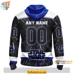 Star Wars NHL Collaboration New York Rangers 3D Hoodie for Fans 2