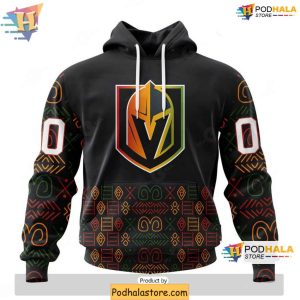 Vegas Golden Knights 3D Hoodie Celebrating Black History Month 1