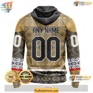 Vegas Golden Knights 3D Hoodie Custom Native Pattern NHL Team Apparel 2