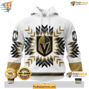 Vegas Golden Knights 3D Hoodie Native Pattern NHL Apparel for Fans 1