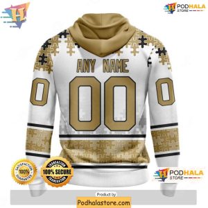 Vegas Golden Knights Autism Awareness 3D Hoodie NHL Supporter Apparel 2