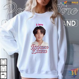 BTS Jungkook Princess Diana Shirt Viral Fandom Mashup T Shirt 3