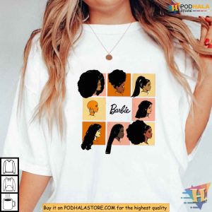 Black Barbie T Shirt Barbie Inspired Diversity Tee Afro Barbie Fashion 2