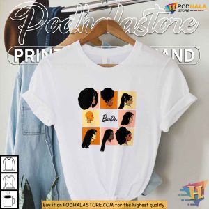 Black Barbie T Shirt Barbie Inspired Diversity Tee Afro Barbie Fashion 3